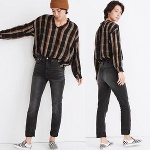 Madewell High-Rise Slim Boyjean 26 Allwood Wash